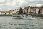 view from our ship when docked in Regensburg
